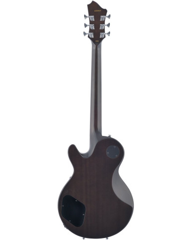 Hagstrom HSSUSWEMK375 Electric Guitar, Super Swede, Fall Sky Gloss