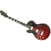 Hagstrom HSSUSWEMKLH329 Electric Guitar, Super Swede, Crimson Flame, Lefthand