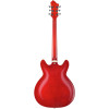 Hagstrom HSSUVIK04 Electric Guitar, Super Viking , Wild Cherry Transparent Flame