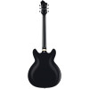 Hagstrom HSSUVIK09 Electric Guitar, Super Viking, Black Gloss