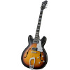 Hagstrom HSSUVIK18 Electric Guitar, Super Viking, Tobacco Sunburst