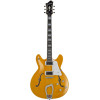 Hagstrom HSSUVIK57 Electric Guitar, Super Viking, Dandy Dandelion Flame