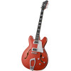 Hagstrom HSSUVIK95 Electric Guitar, Super Viking, Mandarin Flame