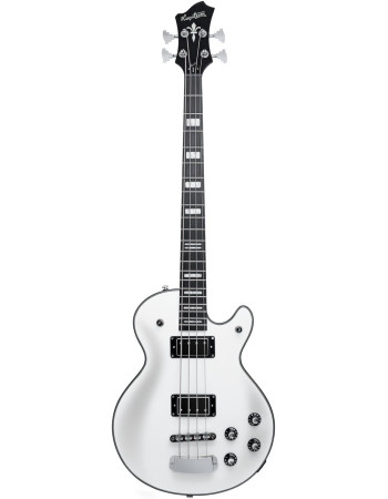 Hagstrom HSSWEB02 Bass Guitar, Swede, White Gloss