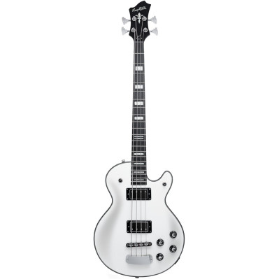 Hagstrom HSSWEB02 Bass Guitar, Swede, White Gloss
