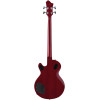 Hagstrom HSSWEB04 Bass Guitar, Swede, Wild Cherry Transparent