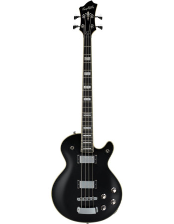 Hagstrom HSSWEB09 Bass Guitar, Swede, Black Gloss