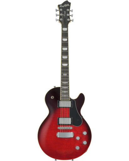 Hagstrom HSSWEMK329 Electric Guitar, Swede, Crimson Flame