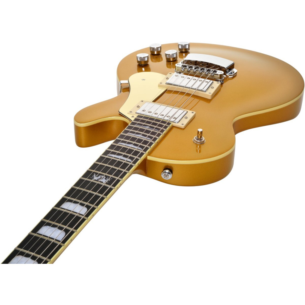Hagstrom HSSWEMK373 Electric Guitar, Swede, Gold