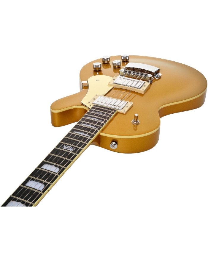 Hagstrom HSSWEMK373 Electric Guitar, Swede, Gold
