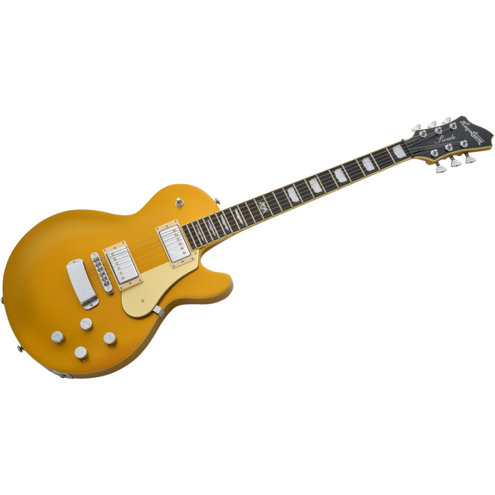 Hagstrom HSSWEMK373 Electric Guitar, Swede, Gold