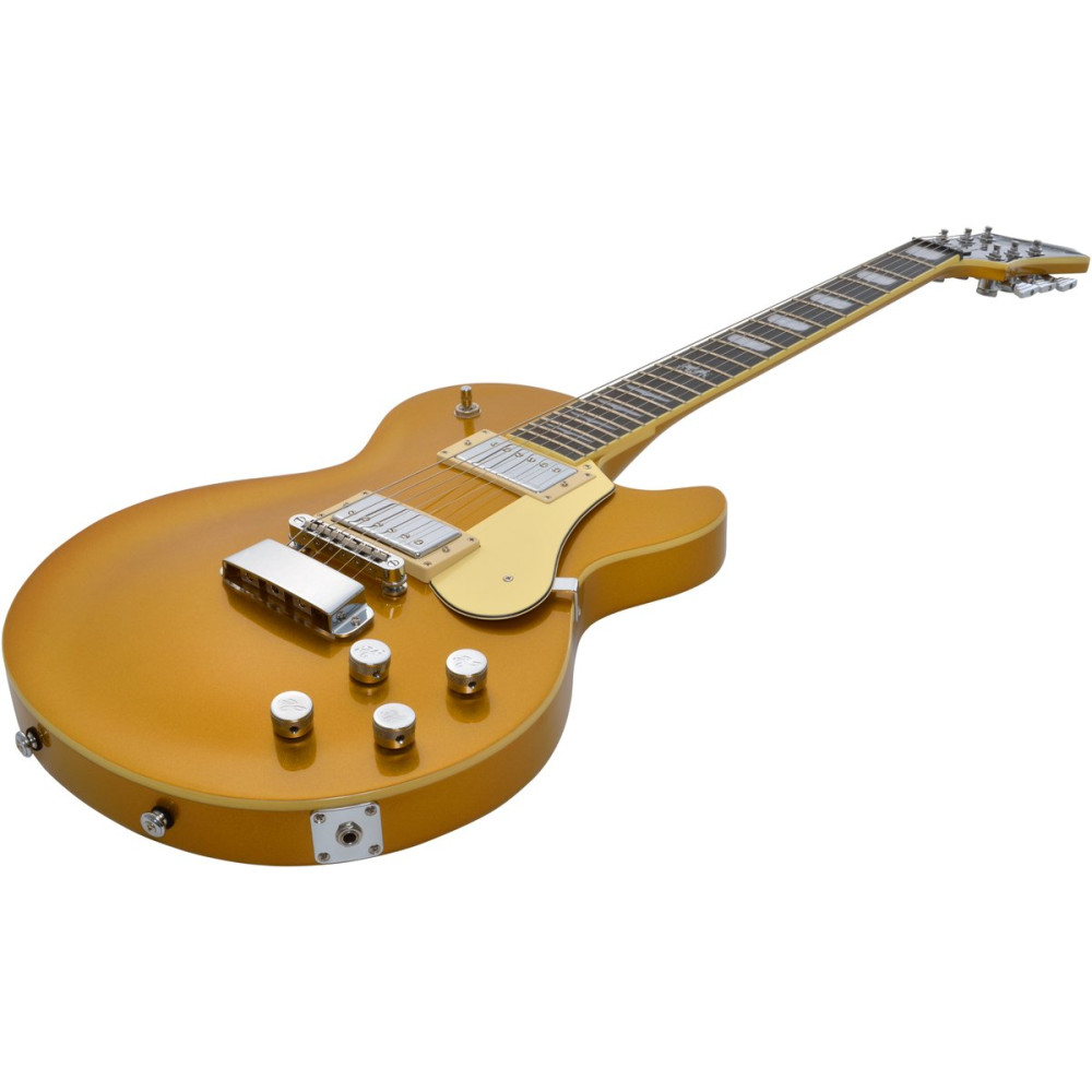 Hagstrom HSSWEMK373 Electric Guitar, Swede, Gold