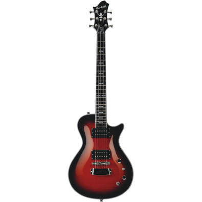 Hagstrom HSULSWE25 Electric Guitar, Ultra Swede, Burgundy Burst