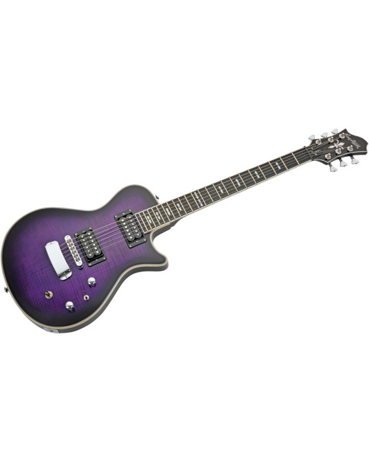 Hagstrom HSULSWE79 Electric Guitar, Ultra Swede, Mystique Burst