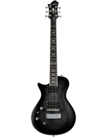 Hagstrom HSULSWEL41 Electric Guitar, Ultra Swede, Cosmic Blackburst, Left-hand