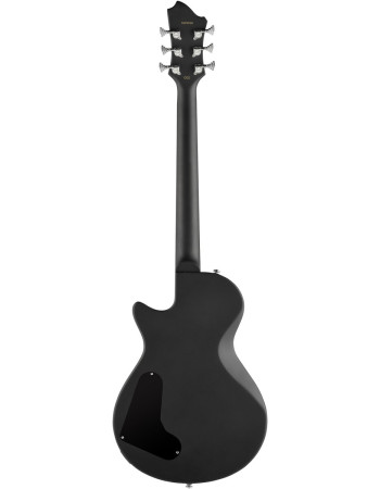 Hagstrom HSULTRAMAX42 Electric Guitar, Ultra Max, Black Satin