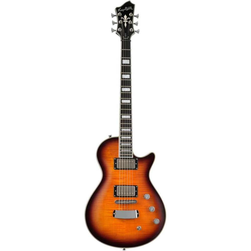 Hagstrom HSULTRAMAX43 Electric Guitar, Ultra Max, Golden Eagle Burst Gloss