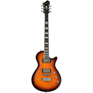 Hagstrom HSULTRAMAX43 Electric Guitar, Ultra Max, Golden Eagle Burst Gloss