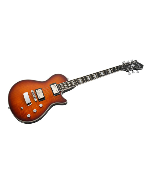 Hagstrom HSULTRAMAX43 Electric Guitar, Ultra Max, Golden Eagle Burst Gloss
