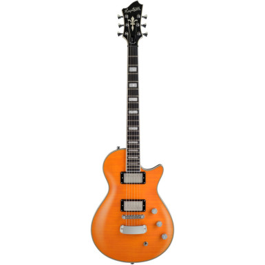 Hagstrom HSULTRAMAX67 Electric Guitar, Ultra Max, Milky Mandarin Satin