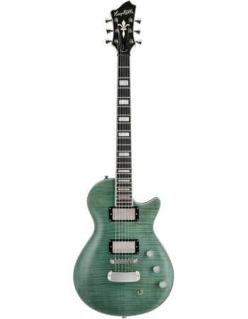 Hagstrom HSULTRAMAX68 Electric Guitar, Ultra Max, Fall Sky Satin