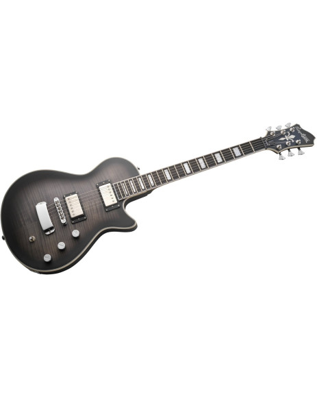 Hagstrom HSULTRAMAX69 Electric Guitar, Ultra Max, Cosmic Blackburst Satin