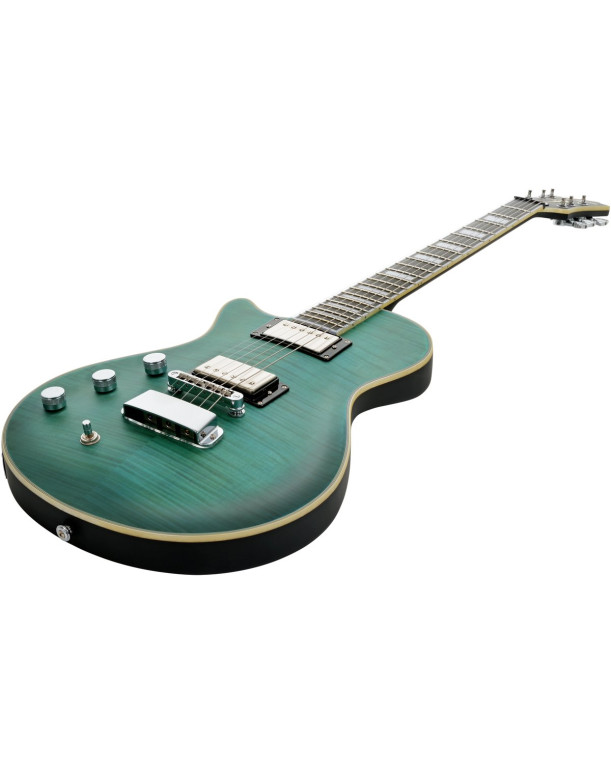 Hagstrom HSULTRAMAXLH68 Electric Guitar, Ultra Max, Fall Sky Satin, Lefthand