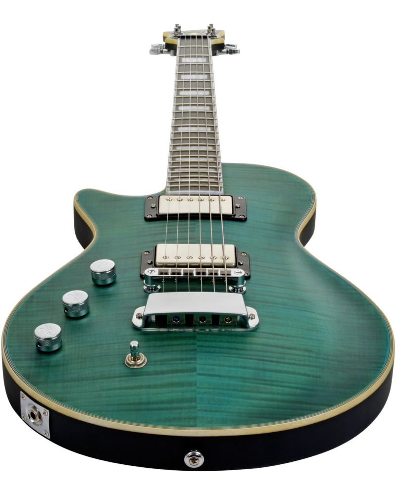 Hagstrom HSULTRAMAXLH68 Electric Guitar, Ultra Max, Fall Sky Satin, Lefthand