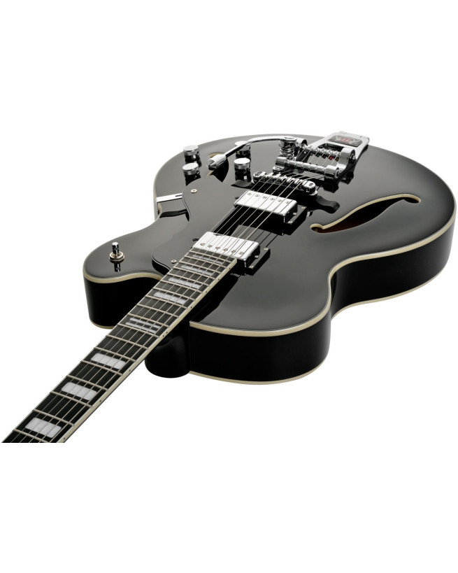 Hagstrom HSVHJ50009 Electric Guitar, Tremar HJ500, Black