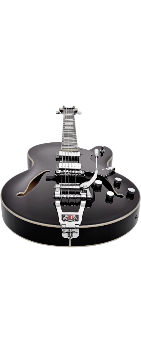Hagstrom HSVHJ50009 Electric Guitar, Tremar HJ500, Black