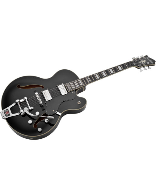 Hagstrom HSVHJ50009 Electric Guitar, Tremar HJ500, Black