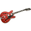 Hagstrom HSVIDLX1204 Electric Guitar, Viking DLX, Wild Cherry Transparent, 12-stri ng