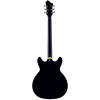 Hagstrom HSVIDLXBA09 Electric Guitar, Viking Baritone DLX, Black Gloss
