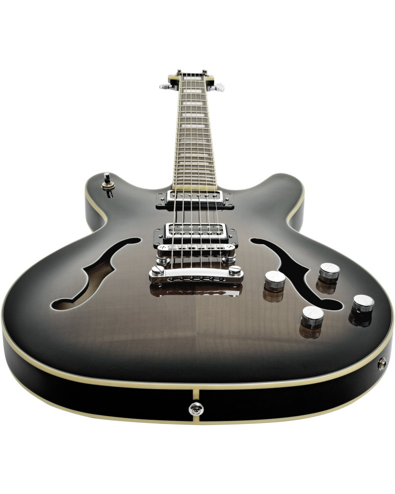 Hagstrom HSVIDLXBA41 Electric Guitar, Viking Baritone DLX, Cosmic Blackburst