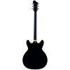 Hagstrom HSVIDLXBALH09 Electric Guitar, Viking Baritone DLX, Black Gloss, Lefthand