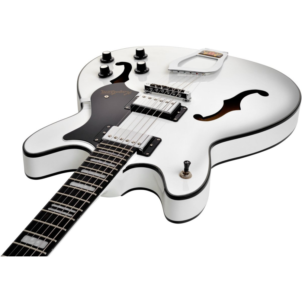 Hagstrom HSVIK02 Electric Guitar, Viking, White