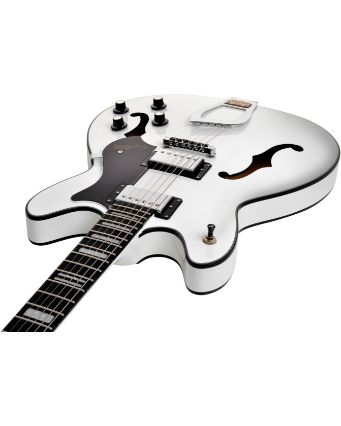 Hagstrom HSVIK02 Electric Guitar, Viking, White