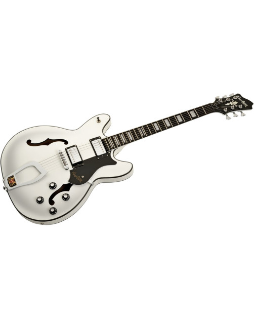 Hagstrom HSVIK02 Electric Guitar, Viking, White