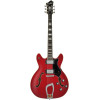 Hagstrom HSVIK04 Electric Guitar, Viking, Transparent Cherry