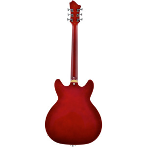 Hagstrom HSVIK04 Electric Guitar, Viking, Transparent Cherry