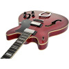 Hagstrom HSVIK04 Electric Guitar, Viking, Transparent Cherry