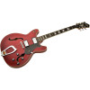 Hagstrom HSVIK04 Electric Guitar, Viking, Transparent Cherry