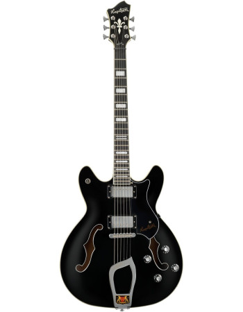 Hagstrom HSVIK09 Electric Guitar, Viking, Black