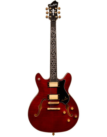 Hagstrom HSVIK100BLW Electric Guitar, Viking 100th Anniversary, VIK100-BLW, Bloodw ine