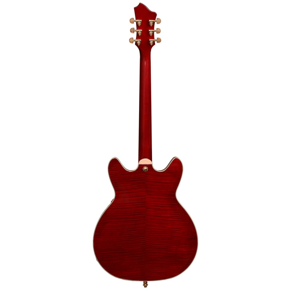 Hagstrom HSVIK100BLW Electric Guitar, Viking 100th Anniversary, VIK100-BLW, Bloodw ine