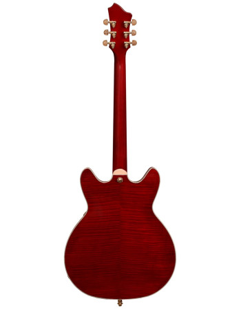 Hagstrom HSVIK100BLW Electric Guitar, Viking 100th Anniversary, VIK100-BLW, Bloodw ine