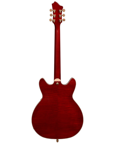 Hagstrom HSVIK100BLW Electric Guitar, Viking 100th Anniversary, VIK100-BLW, Bloodw ine