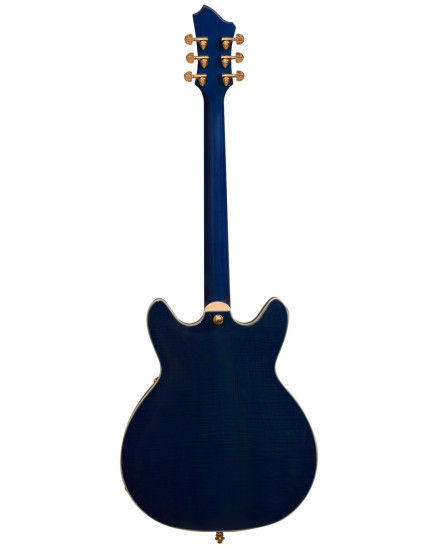 Hagstrom HSVIK100DWT Electric Guitar, Viking 100th Anniversary, VIK100-DWT, Dark W aters