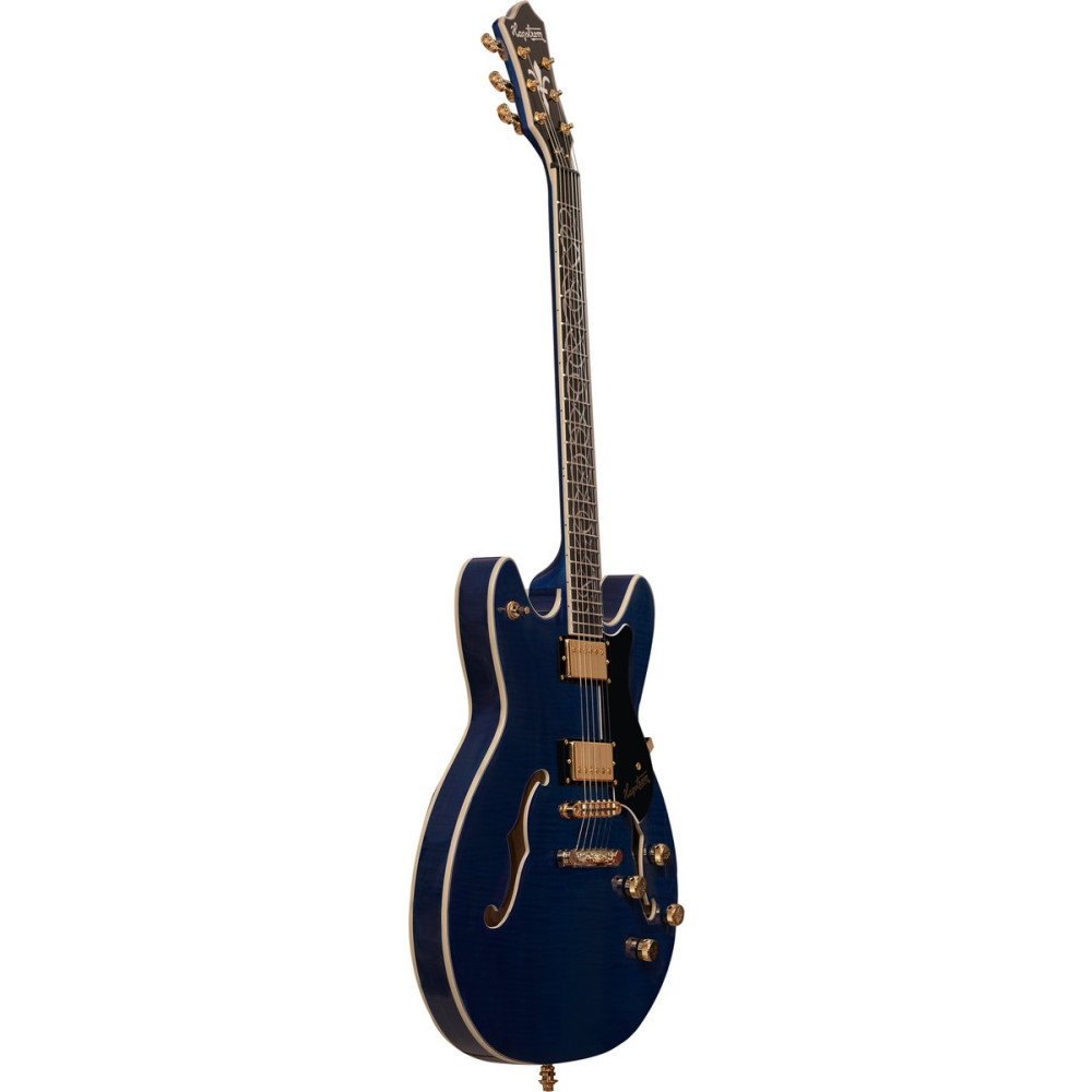 Hagstrom HSVIK100DWT Electric Guitar, Viking 100th Anniversary, VIK100-DWT, Dark W aters
