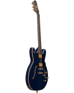 Hagstrom HSVIK100DWT Electric Guitar, Viking 100th Anniversary, VIK100-DWT, Dark W aters